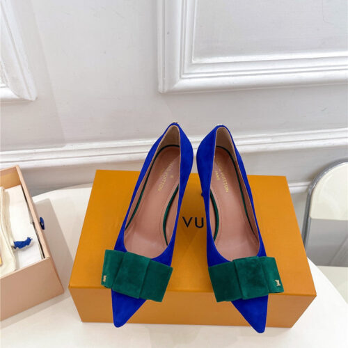 High Quality Luxury Louis Vuitton Bowknot Pointed Shoes – Style 18819 product detail