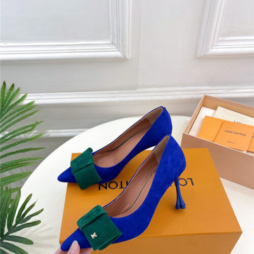 High Quality Luxury Louis Vuitton Bowknot Pointed Shoes – Style 18819 product detail