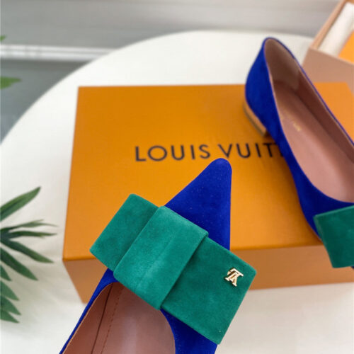 High Quality Luxury Louis Vuitton Bowknot Pointed Shoes – Style 15971 product detail