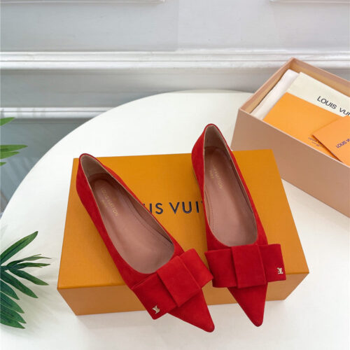 High Quality Luxury Louis Vuitton Bowknot Pointed Shoes – Style 38563 product detail