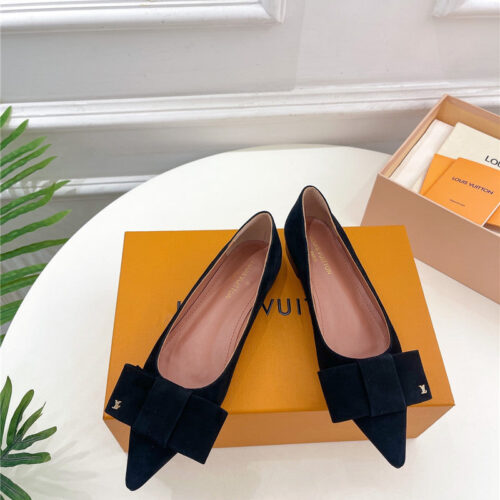 High Quality Luxury Louis Vuitton Bowknot Pointed Shoes – Style 59459 product detail