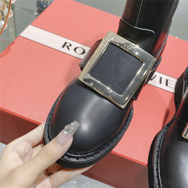 High Quality Luxury Roger Vivier New Mid Calf Boots product detail