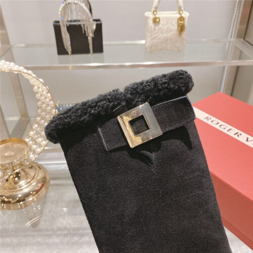 High Quality Luxury Roger Vivier New Mid Calf Boots – Style 80564 product detail