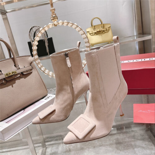 High Quality Luxury Roger Vivier New Yangjing Elephant Towel Boots