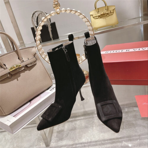 High Quality Luxury Roger Vivier New Yangjing Elephant Towel Boots – Style 02548 alternate view