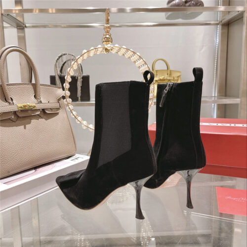 High Quality Luxury Roger Vivier New Yangjing Elephant Towel Boots – Style 02548 product detail