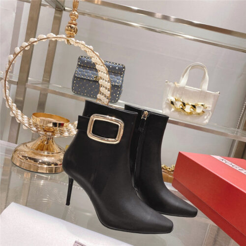High Quality Luxury Roger Vivier Autumn And Winter New Womens Boots