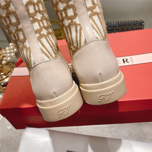 High Quality Luxury Roger Vivier New Boots Knit Boots Sports High Boots product detail