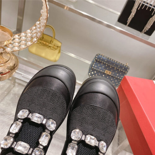 High Quality Luxury Roger Vivier New Boots Knit Boots Sports High Boots – Style 17332 product detail