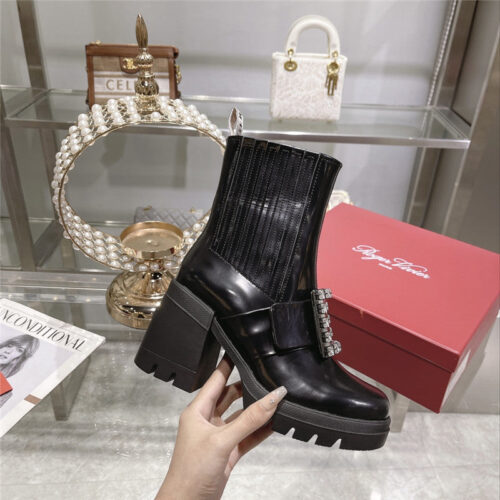 High Quality Luxury Roger Vivier Autumn And Winter New High-Heeled Ankle Boots product detail