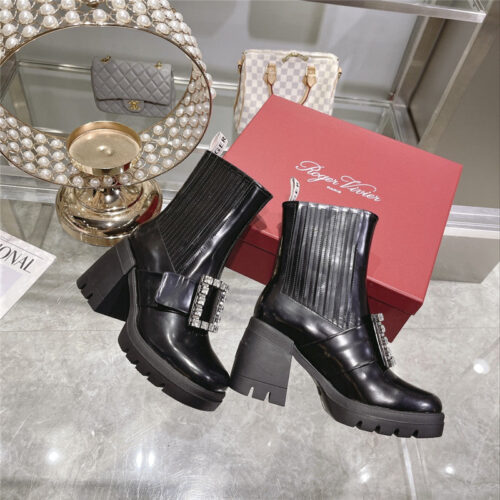 High Quality Luxury Roger Vivier Autumn And Winter New High-Heeled Ankle Boots product detail