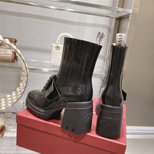 High Quality Luxury Roger Vivier Autumn And Winter New High-Heeled Ankle Boots product detail