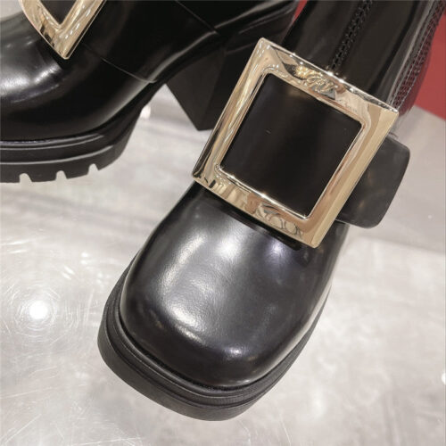 High Quality Luxury Roger Vivier Autumn And Winter New High-Heeled Ankle Boots – Style 53076 product detail