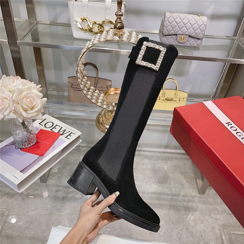 High Quality Luxury Roger Vivier Classic Buckle Boots – Style 67732 product detail