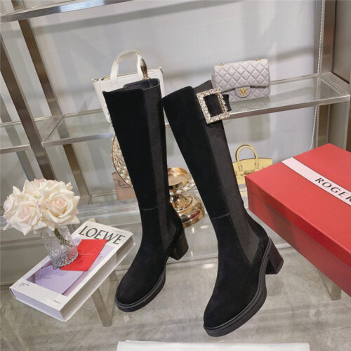 High Quality Luxury Roger Vivier Classic Buckle Boots – Style 67732 product detail