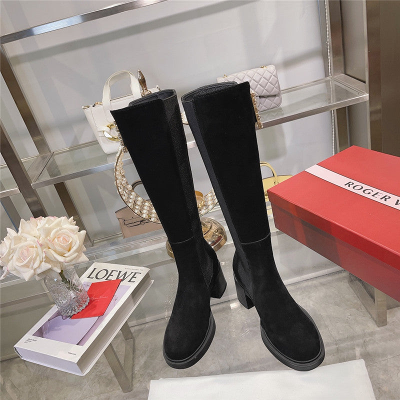 High Quality Luxury Roger Vivier Classic Buckle Boots – Style 67732 product detail