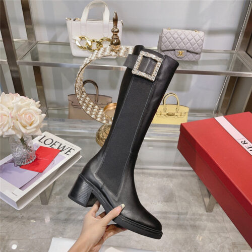 High Quality Luxury Roger Vivier Classic Buckle Boots product detail