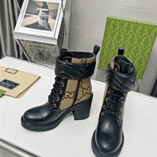 High Quality Luxury Gucci Double G Ankle Boots product detail