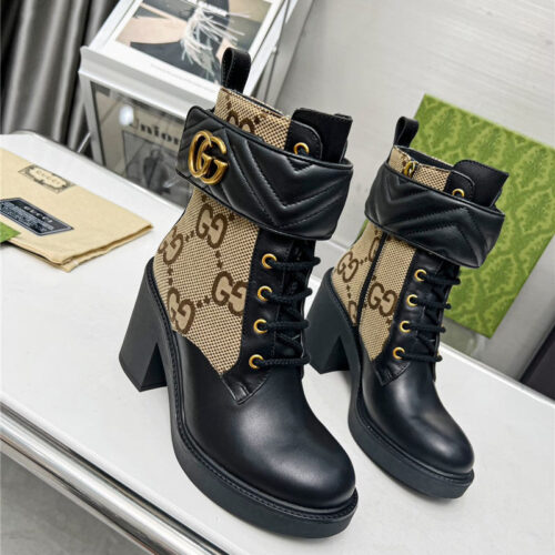 High Quality Luxury Gucci Double G Ankle Boots product detail