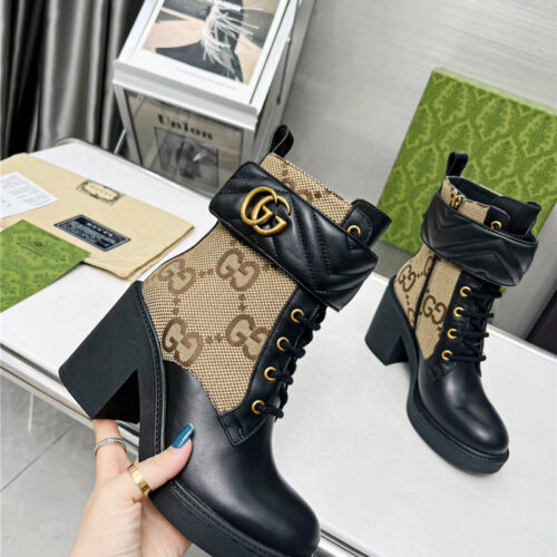 High Quality Luxury Gucci Double G Ankle Boots product detail