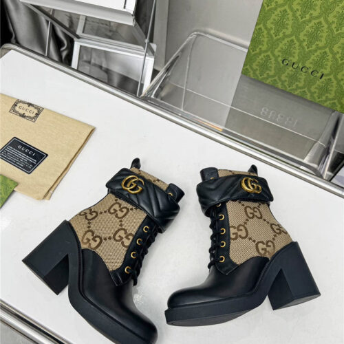 High Quality Luxury Gucci Double G Ankle Boots product detail