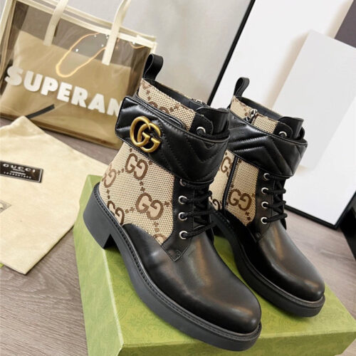 High Quality Luxury Gucci Double G Ankle Boots – Style 11955 product detail
