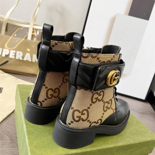 High Quality Luxury Gucci Double G Ankle Boots – Style 11955 product detail