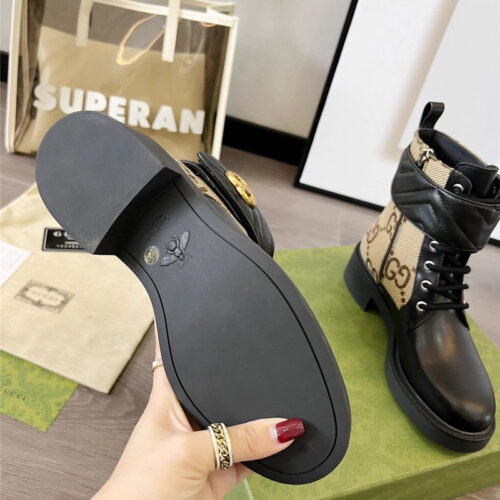 High Quality Luxury Gucci Double G Ankle Boots – Style 11955 product detail