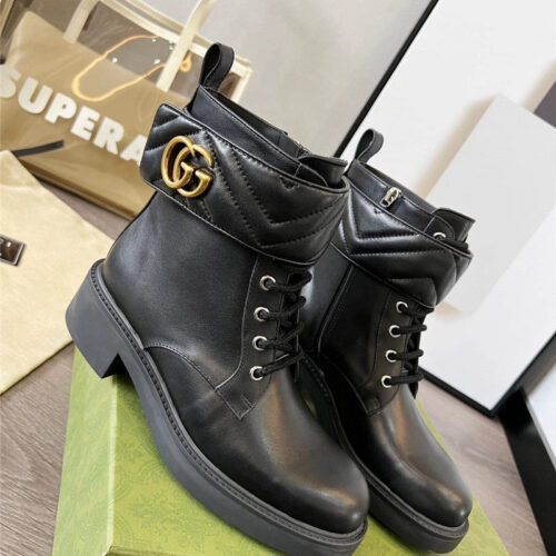 High Quality Luxury Gucci Double G Ankle Boots – Style 10259 alternate view