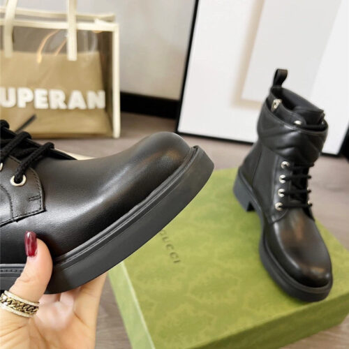 High Quality Luxury Gucci Double G Ankle Boots – Style 10259 product detail