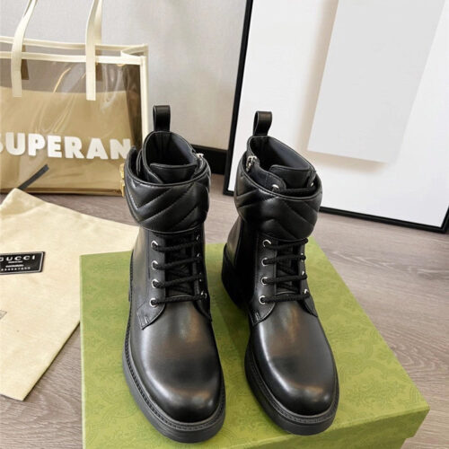 High Quality Luxury Gucci Double G Ankle Boots – Style 10259 product detail