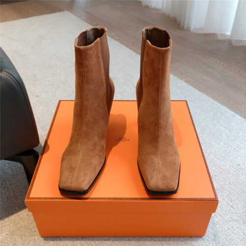 High Quality Luxury Hermes Autumn Winter Ankle Boots alternate view