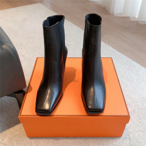 High Quality Luxury Hermes Autumn Winter Ankle Boots – Style 64387 alternate view