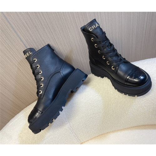 High Quality Luxury Chanel Autumn Winter Latest Motorcycle Boots – Style 82278 product detail