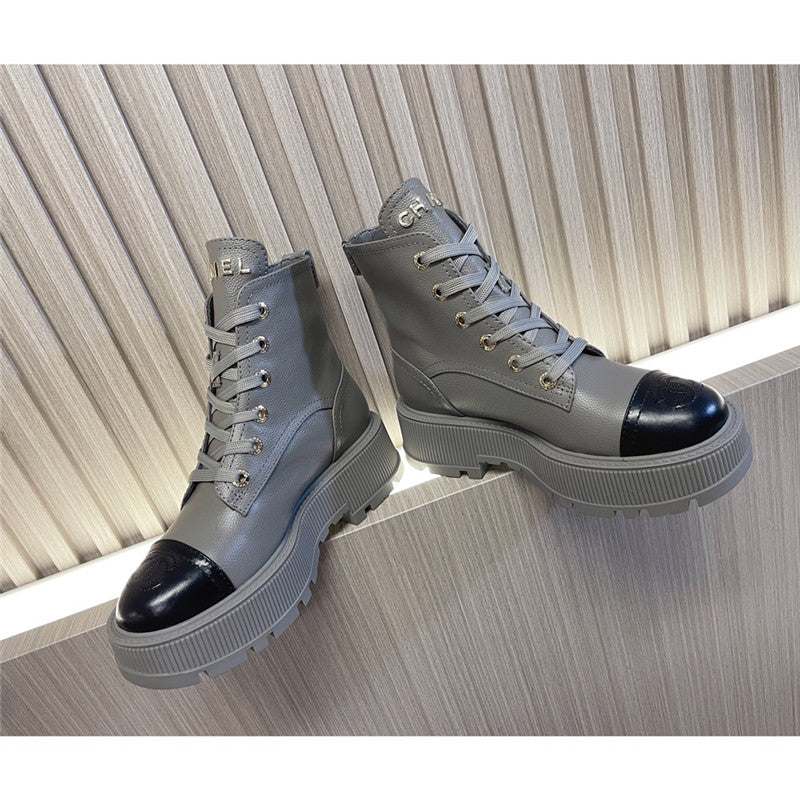 High Quality Luxury Chanel Autumn Winter Latest Motorcycle Boots
