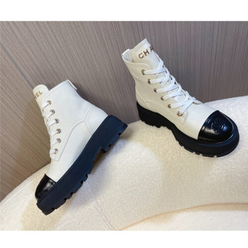High Quality Luxury Chanel Autumn Winter Latest Motorcycle Boots – Style 46118 product detail