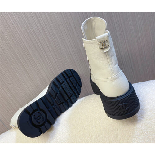 High Quality Luxury Chanel Autumn Winter Latest Motorcycle Boots – Style 46118 product detail