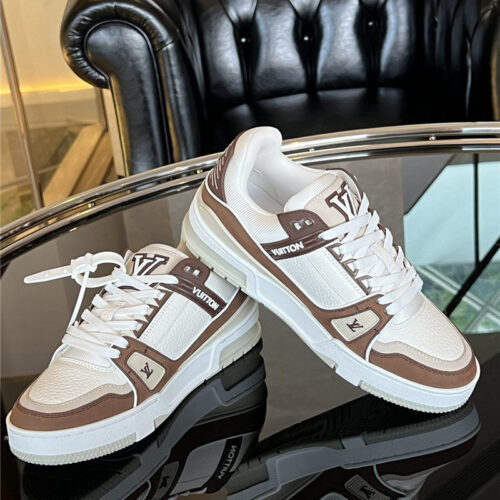 High Quality Luxury Louis Vuitton Time Out Sneakers – Style 15363 alternate view