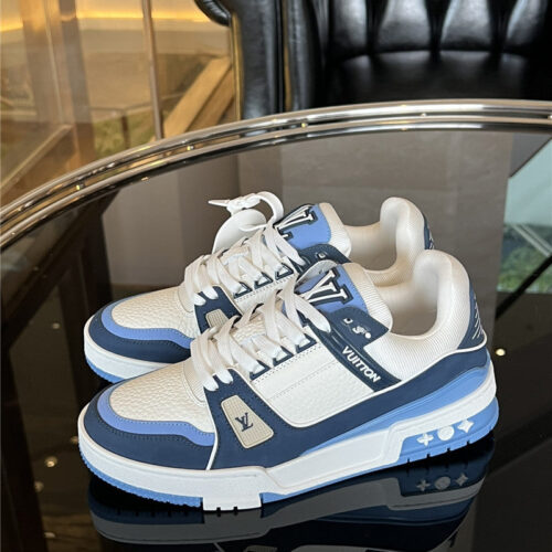 High Quality Luxury Louis Vuitton Time Out Sneakers – Style 72419