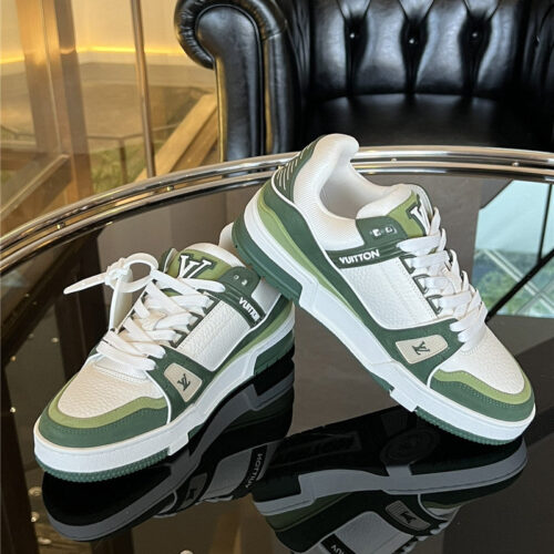 High Quality Luxury Louis Vuitton Time Out Sneakers – Style 31171 alternate view