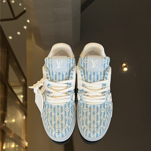 High Quality Luxury Louis Vuitton Time Out Sneakers – Style 55459 alternate view