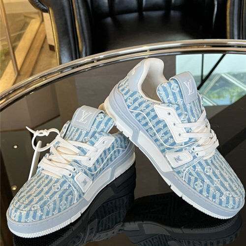 High Quality Luxury Louis Vuitton Time Out Sneakers – Style 55459