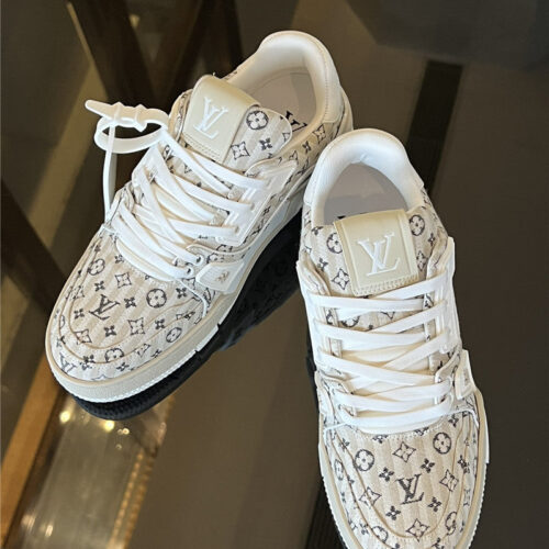 High Quality Luxury Louis Vuitton Time Out Sneakers
