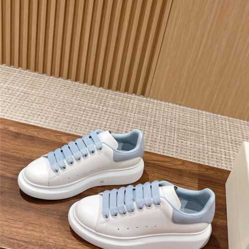 High Quality Luxury Alexander McQueen Classic All-Match Small White Shoes – Style 33283
