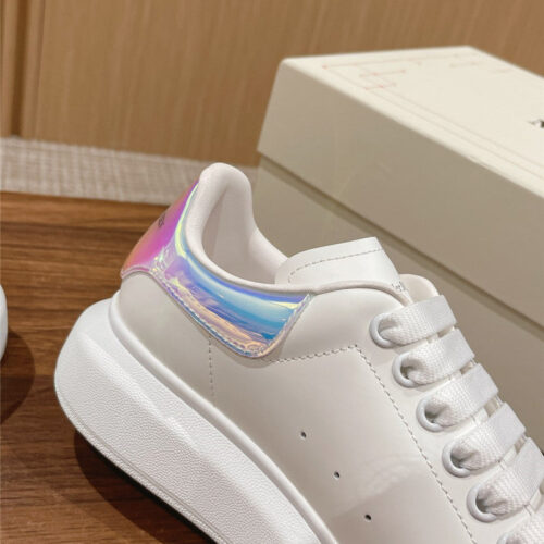 High Quality Luxury Alexander McQueen Classic All-Match Small White Shoes – Style 98819 product detail