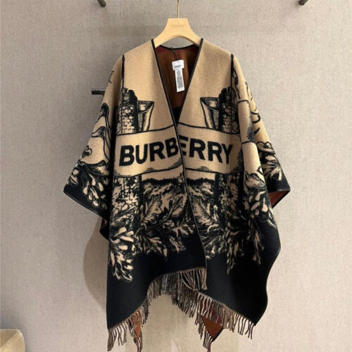 High Quality Luxury Burberry Equestrian Cape