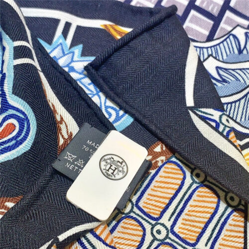 High Quality Luxury Hermes Rayures D’ete 140Cm Shawl – Style 26237 product detail