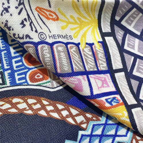 High Quality Luxury Hermes Rayures D’ete 140Cm Shawl – Style 26237 product detail