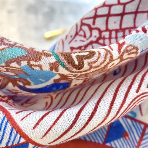 High Quality Luxury Hermes Rayures D’ete 140Cm Shawl – Style 26238 product detail
