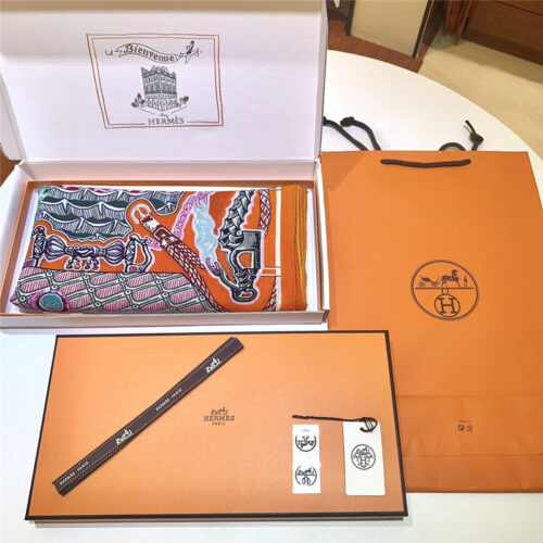 High Quality Luxury Hermes Rayures D’ete 140Cm Shawl product detail